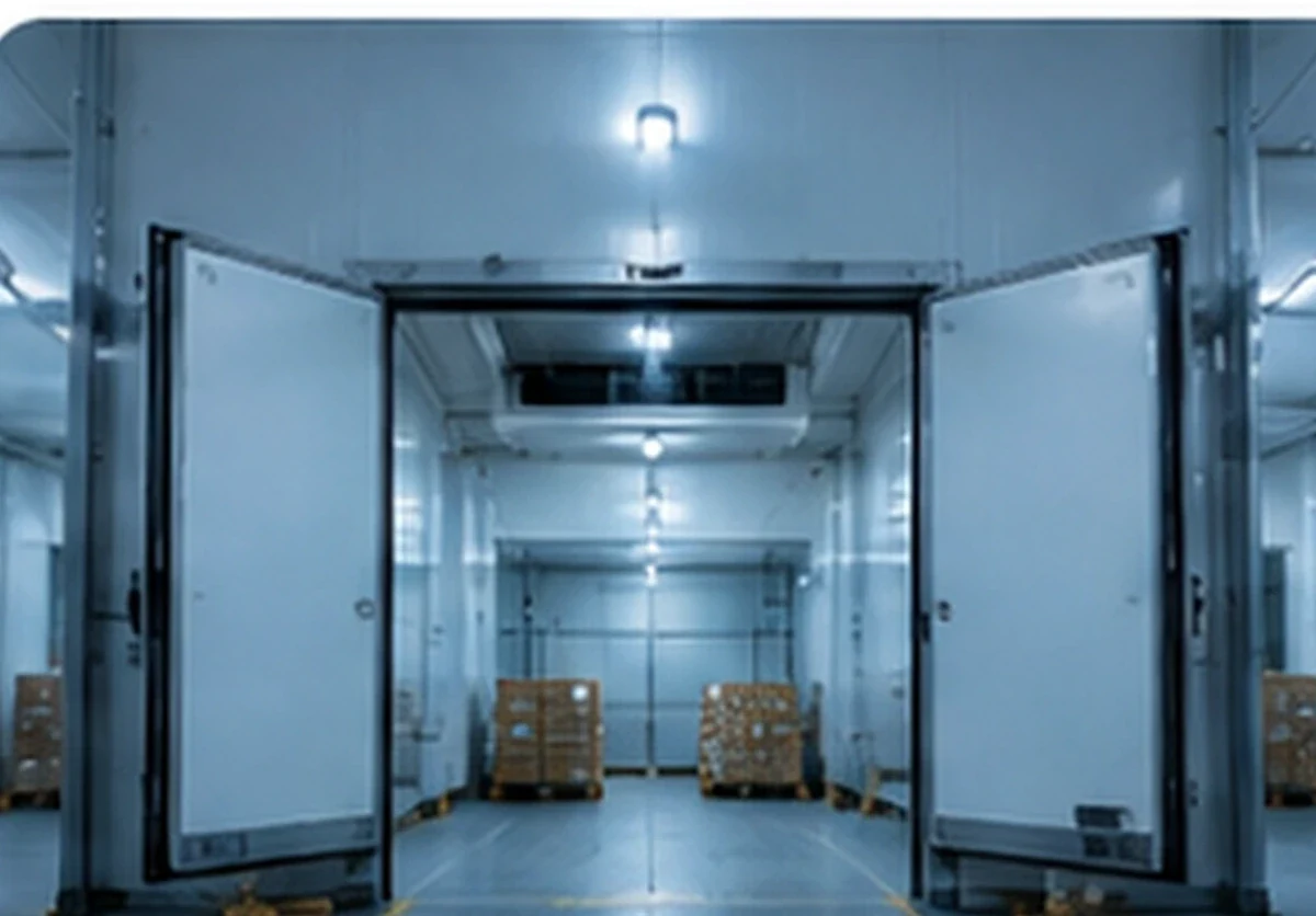 Interior de cámara frigorífica para cadena de frío